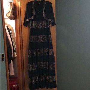 R & M Richards long dress